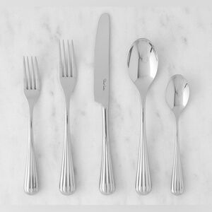 Robert Welch Palm Air Stainless Steel Flatware & Serving Set 22 Pcs Retail $325